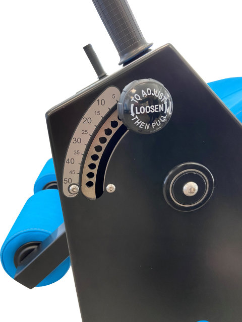 Gym machine range limiter with start position.