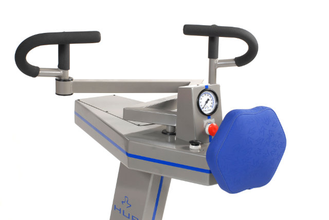 Gym machine resistance release function.