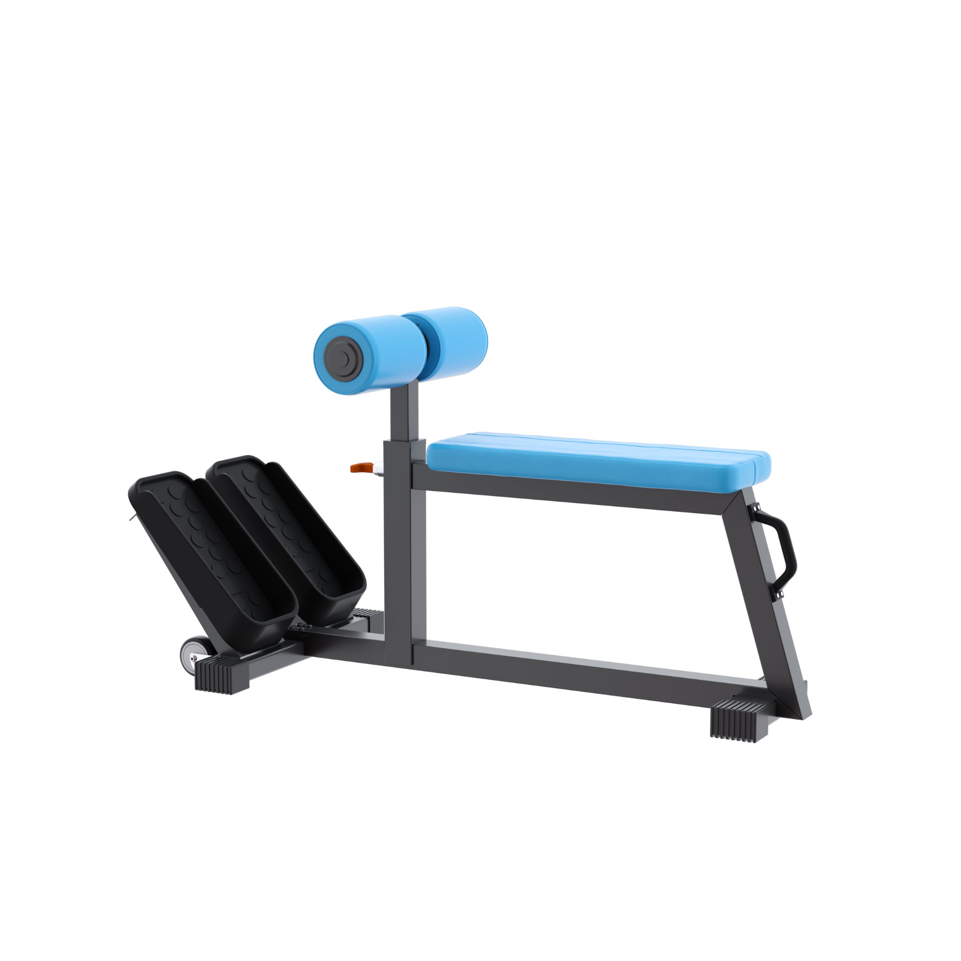 An image of the adjustable chair of the  HUR Pulley Rowing Bench