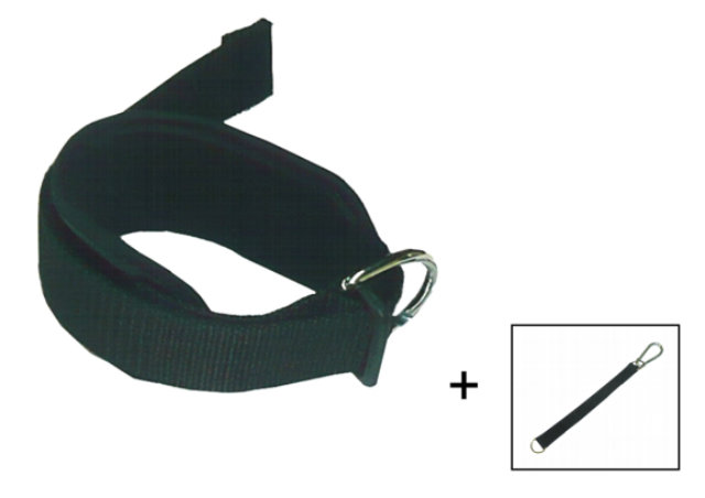 Leg strap.