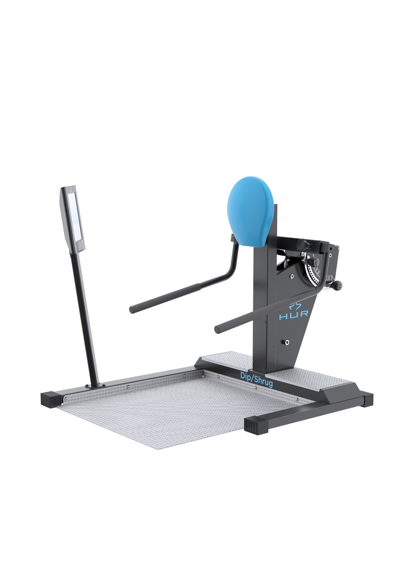 HUR’s accessible SmartTouch Dip / Shrug machine.