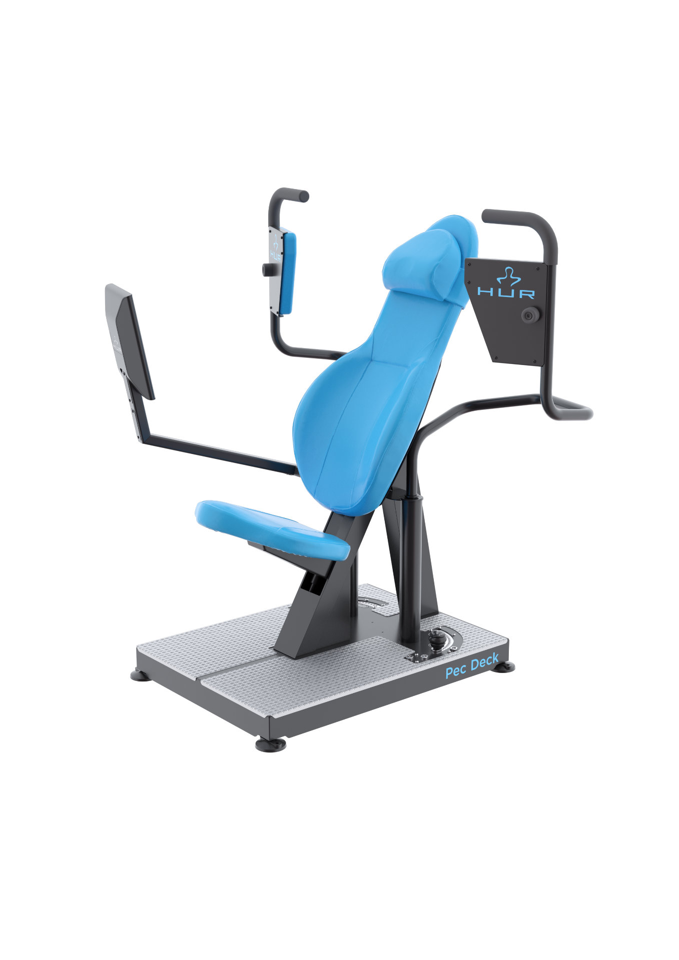 The HUR peck deck machine.