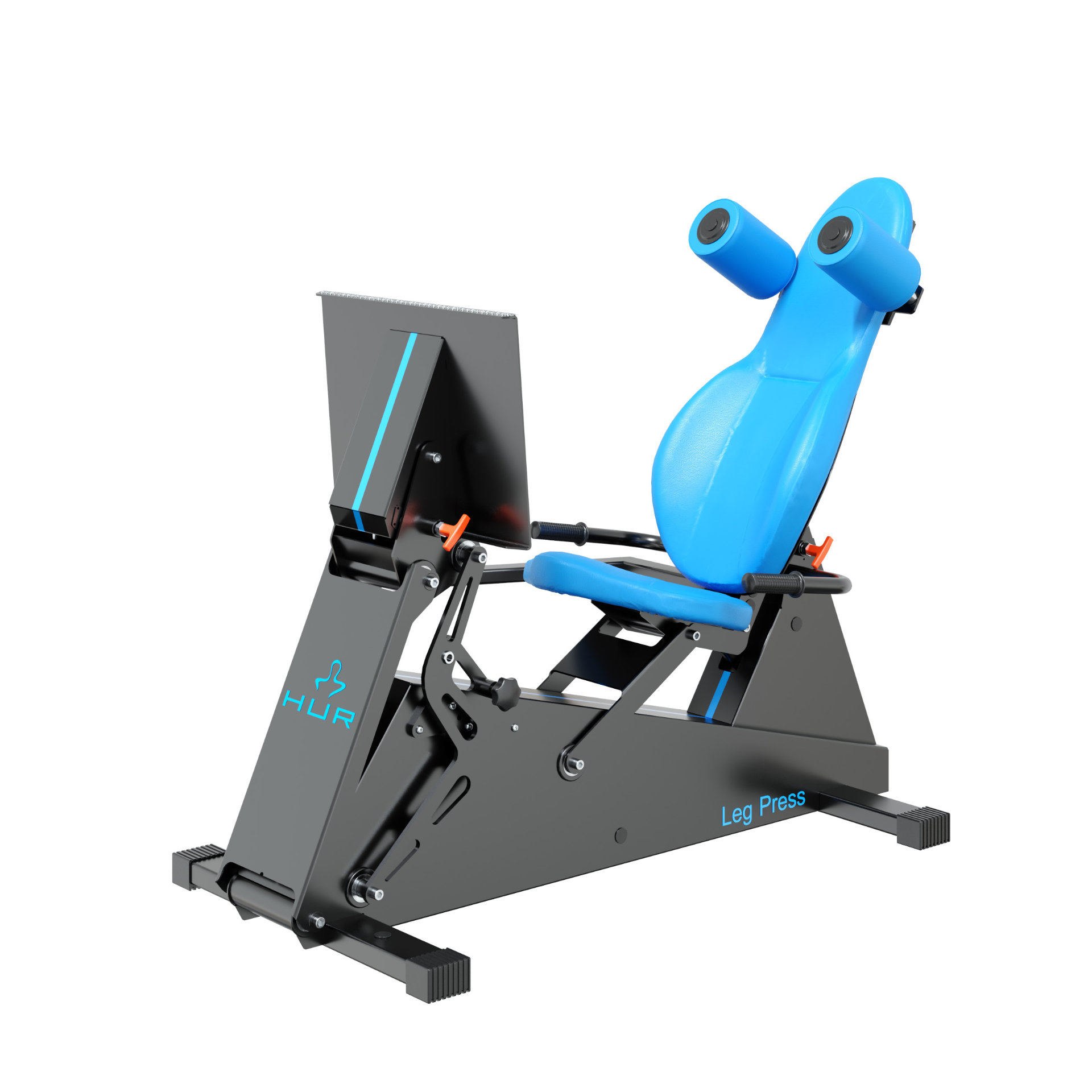 Diagram showing chest muscles worked by the HUR Push Up / Pull Down machine.