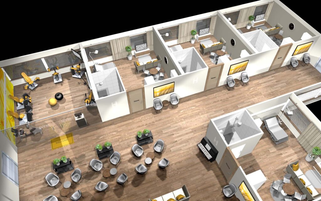 Senior Living and Active Ageing Layout
