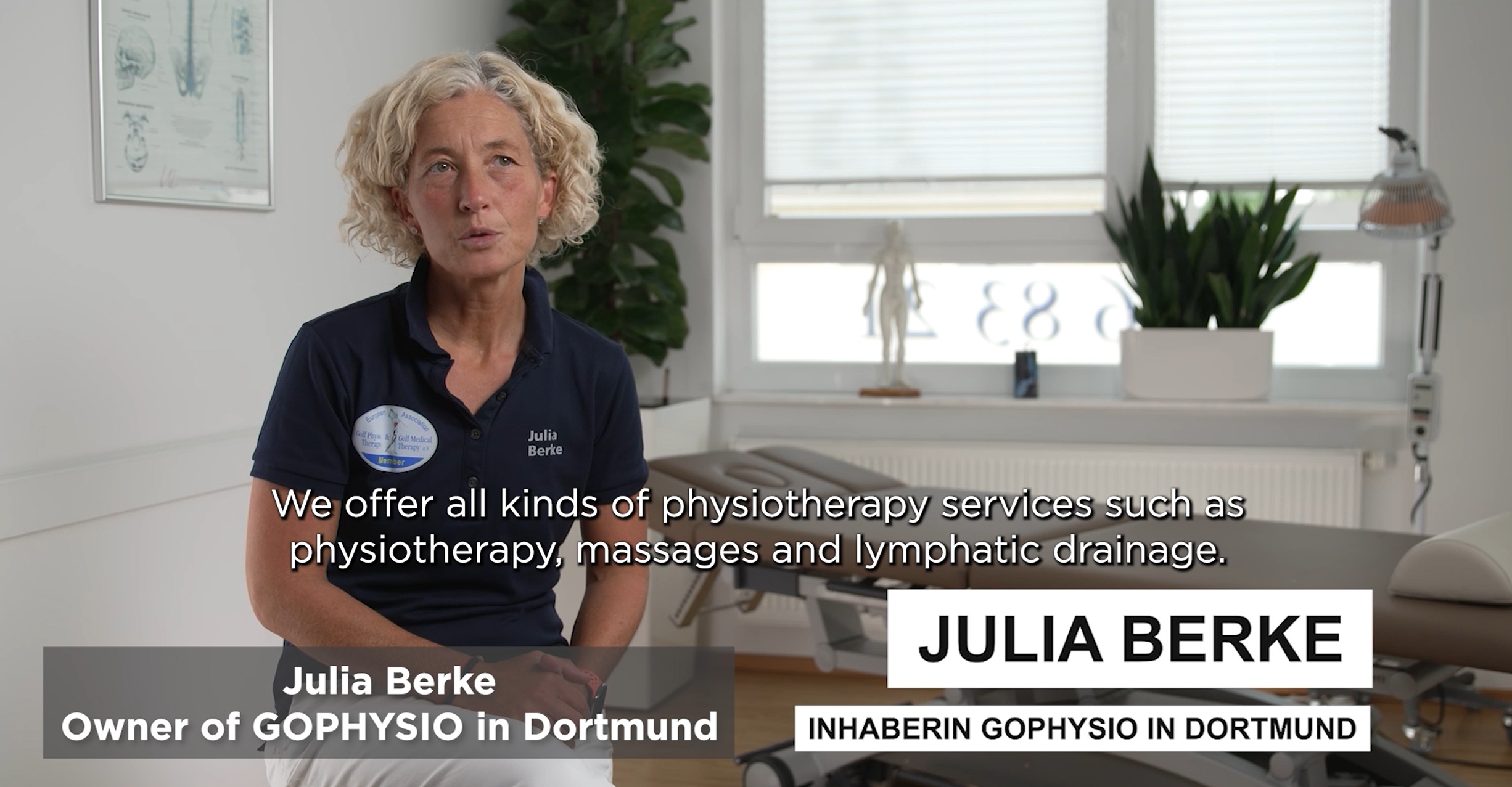An interview with a physiotherapist